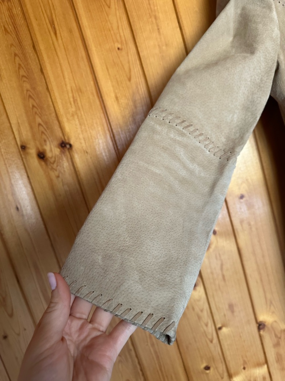 Vintage Genuine Leather Long Coat - Picture 5 of 7